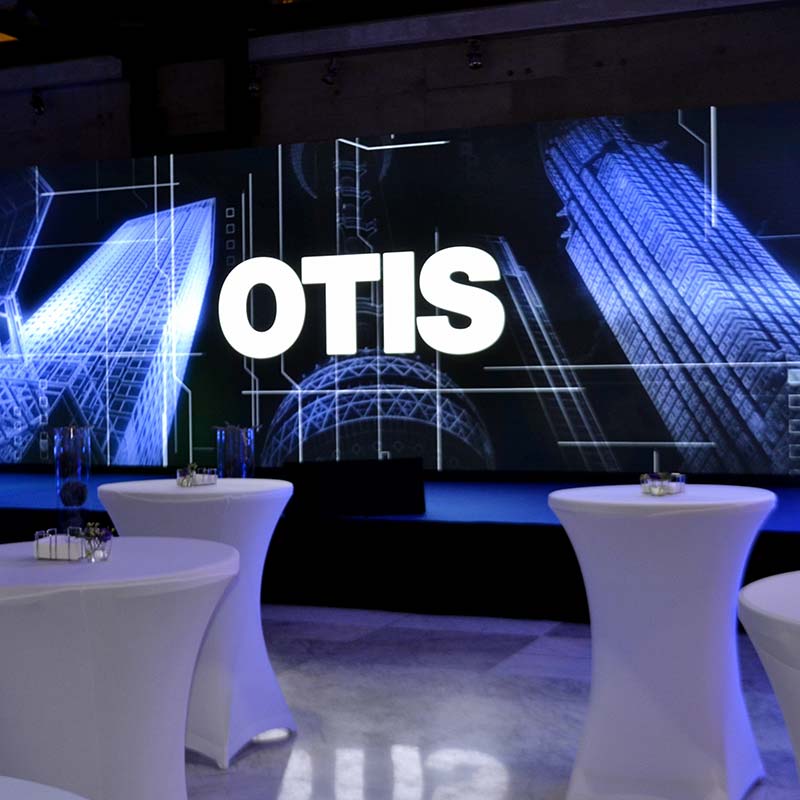 Wykonanie scenografii dla firmy Otis